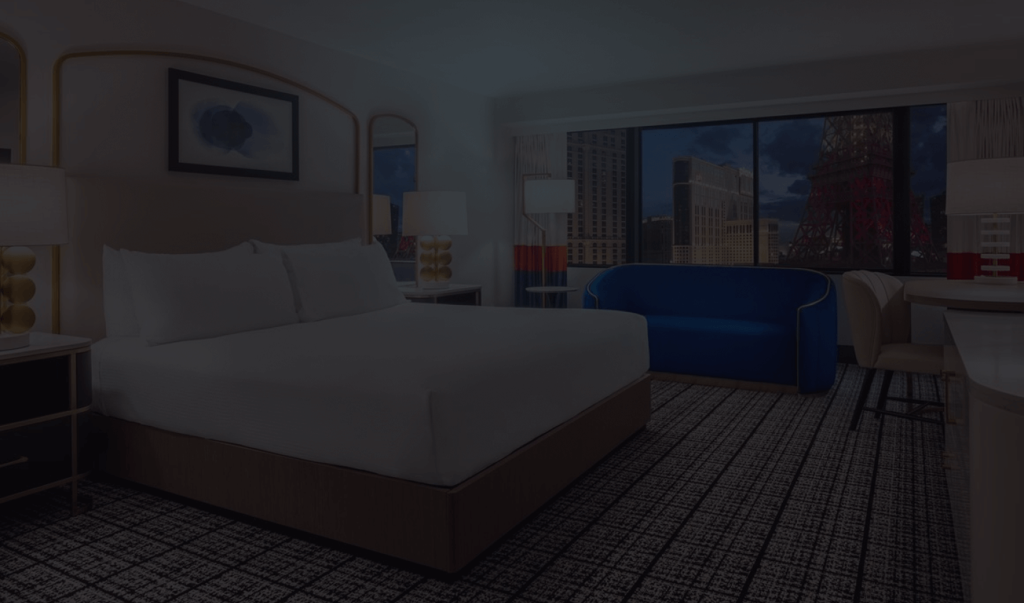 Las Vegas Strip skyline at night